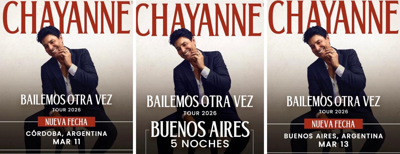 Chayanne - Bailemos Otra Vez Tour 2026