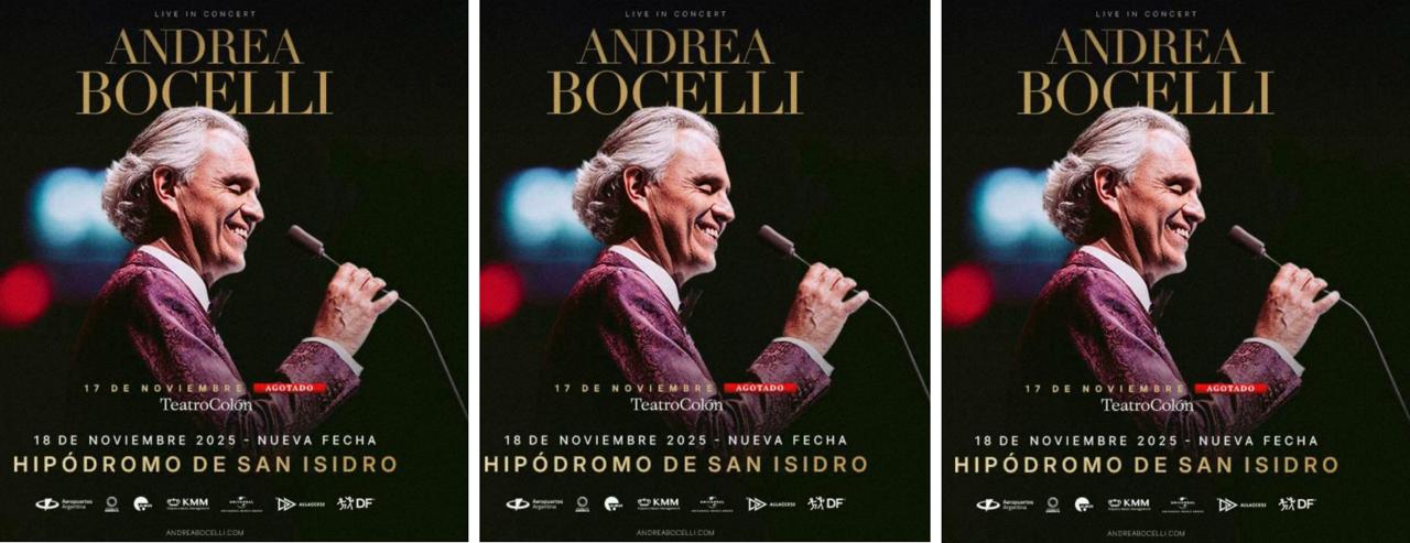 Andrea Bocelli - Hipódromo de San Isidro